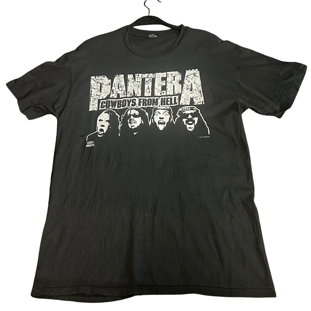 (Dry Rot) Vintage 1992 Pantera Cowboys From Hell Fucking Hostile T-Shirt XL USA